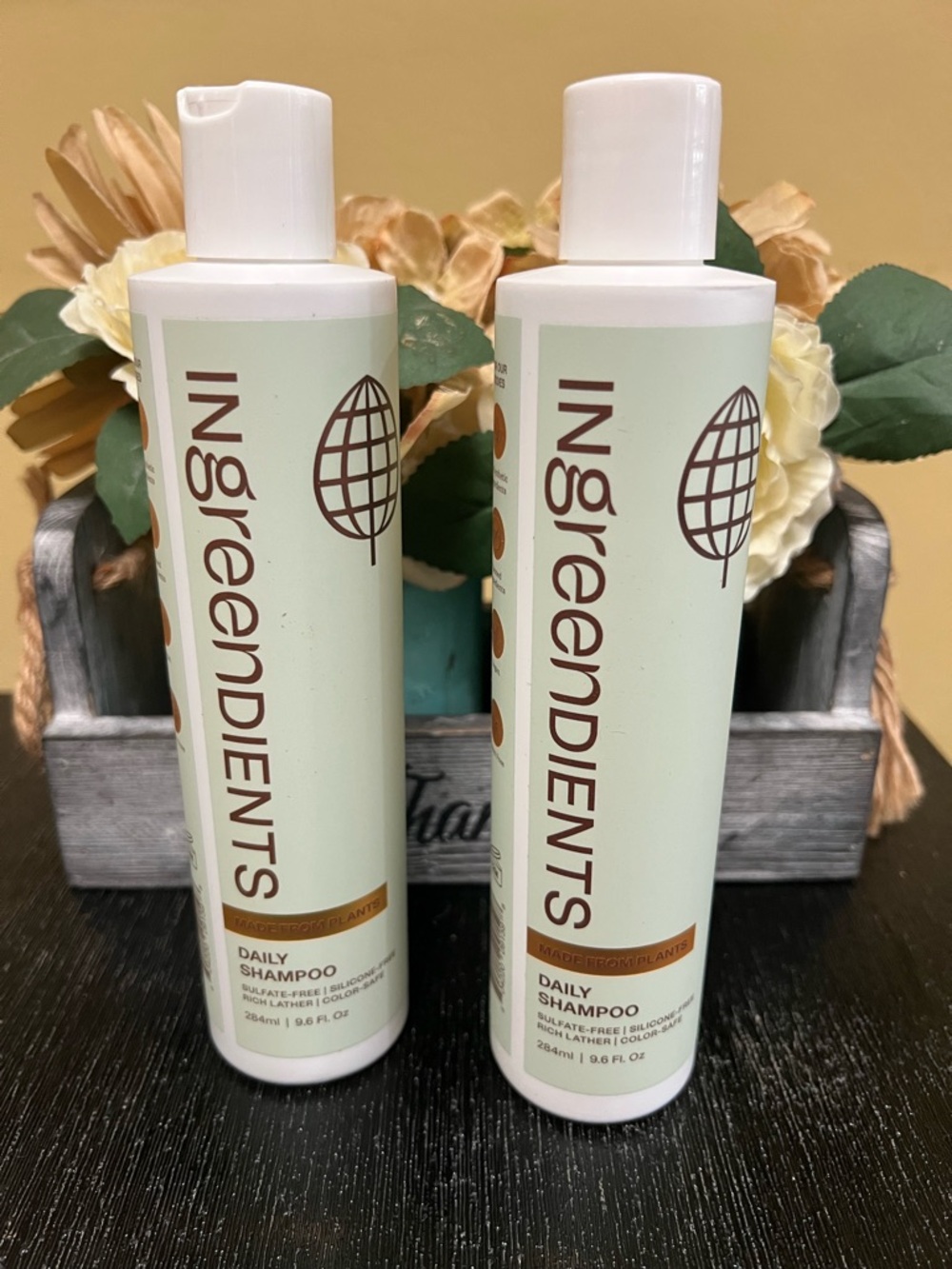 2-Pack Ingreendients Daily Shampoo 9.6 fl oz Each Bottle. NEW IN BOX